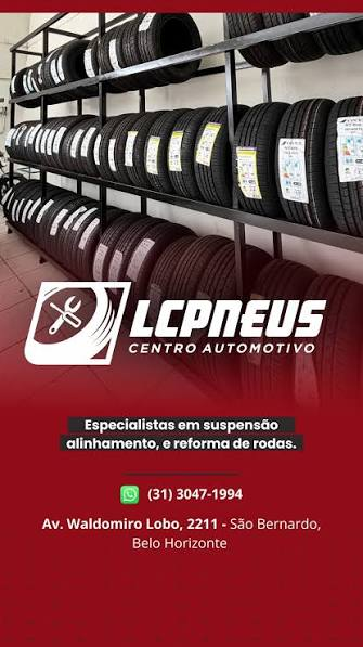 Pneus e serviços da LC Pneus em Belo Horizonte